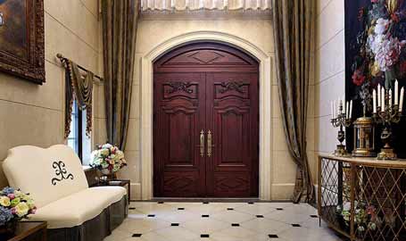 住宅大门风水布置