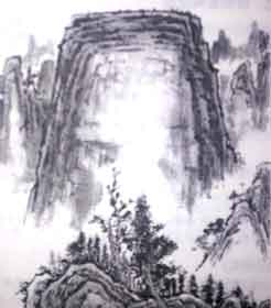 巨门星峰正形，行龙和结穴处