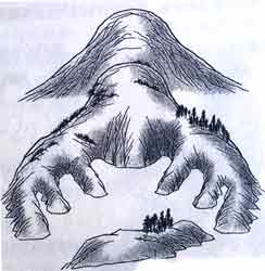 蜘蛛状禄存星峰凶形